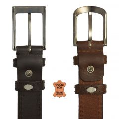 B. Roy Traditional Border Genuine Leather Belt